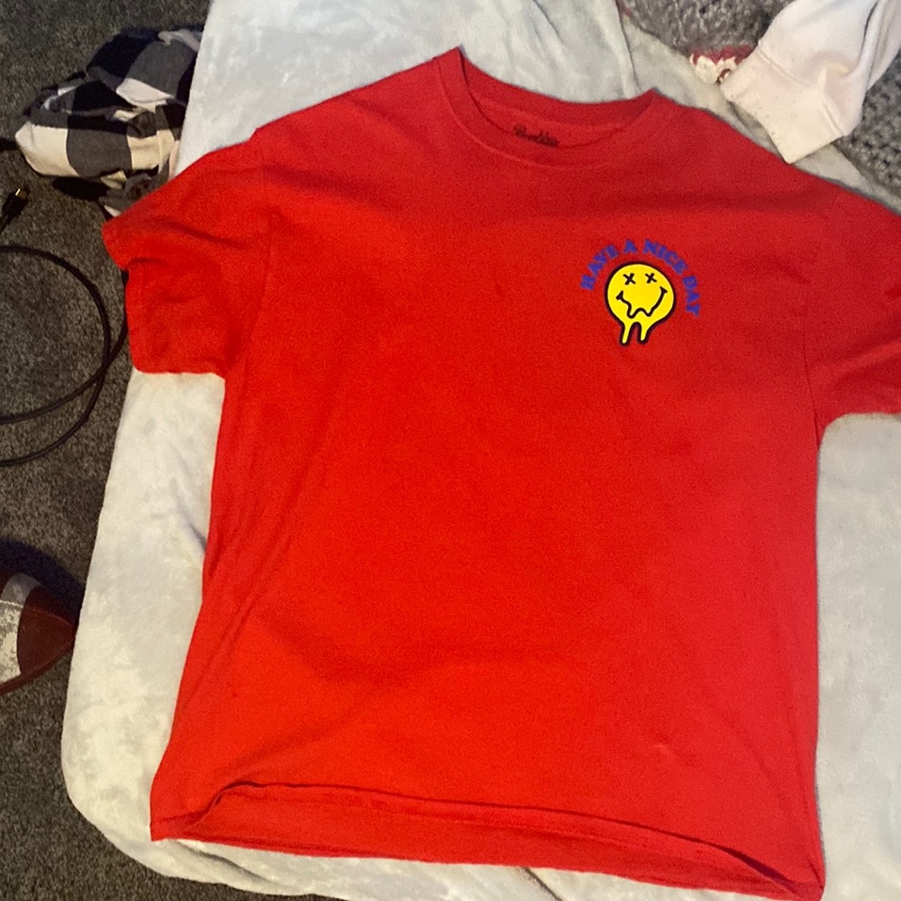 Smile face shirt(Have a nice day)